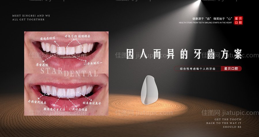 口腔宣传海报-源文件