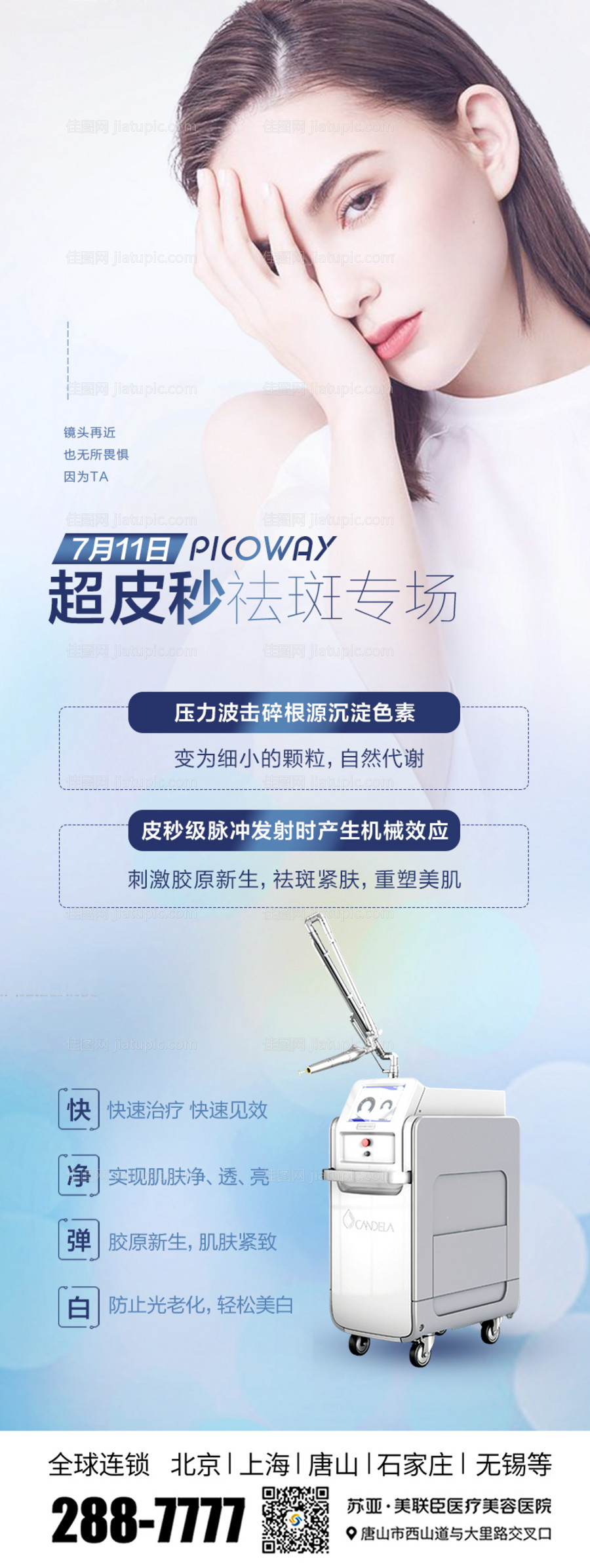 医美美容整形超皮秒海报-源文件