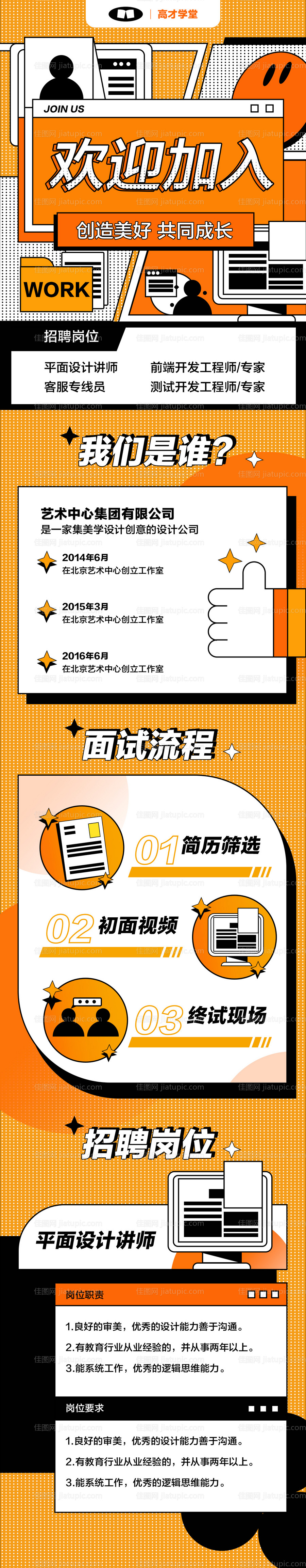 招聘长图海报-源文件