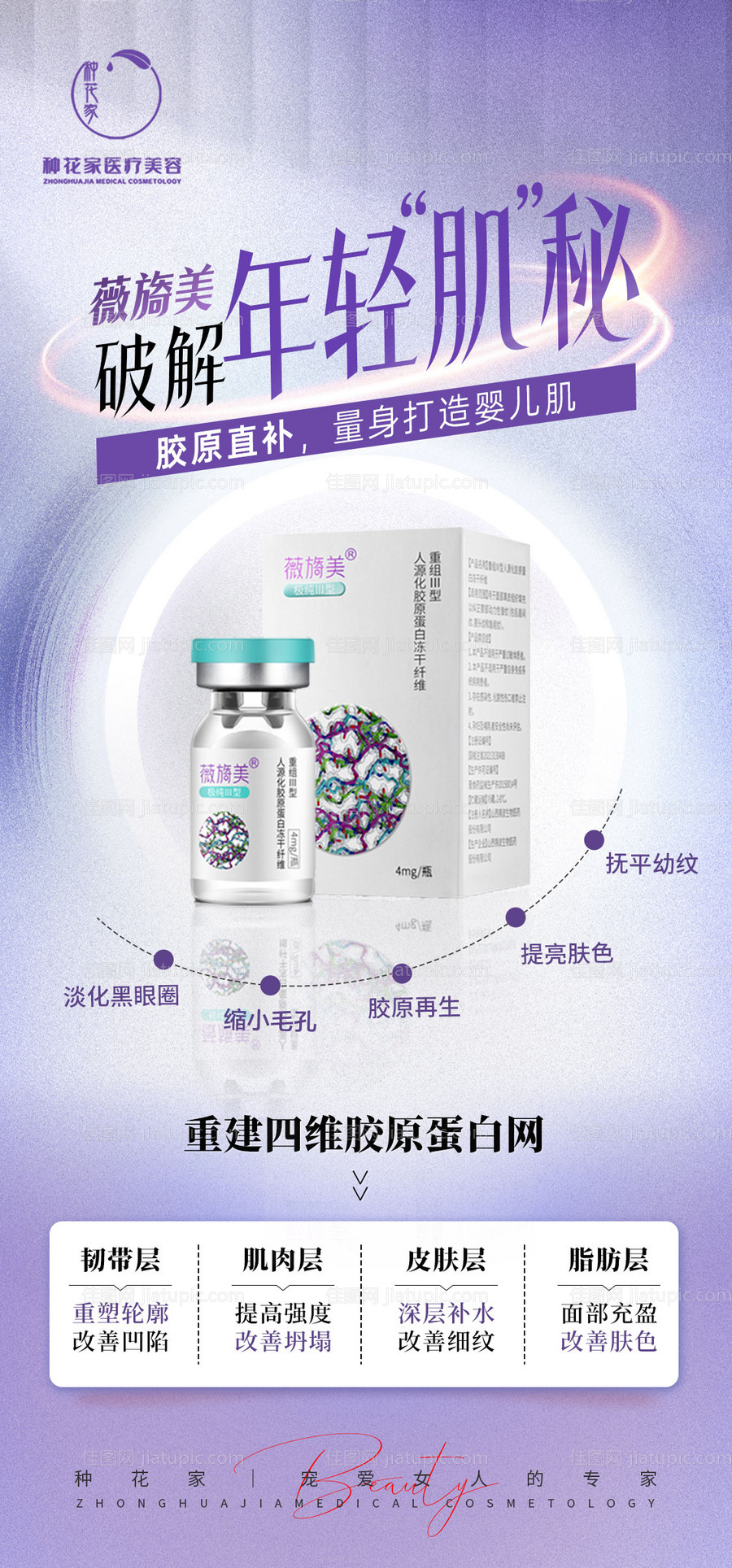 薇旖美产品宣传海报医美-源文件