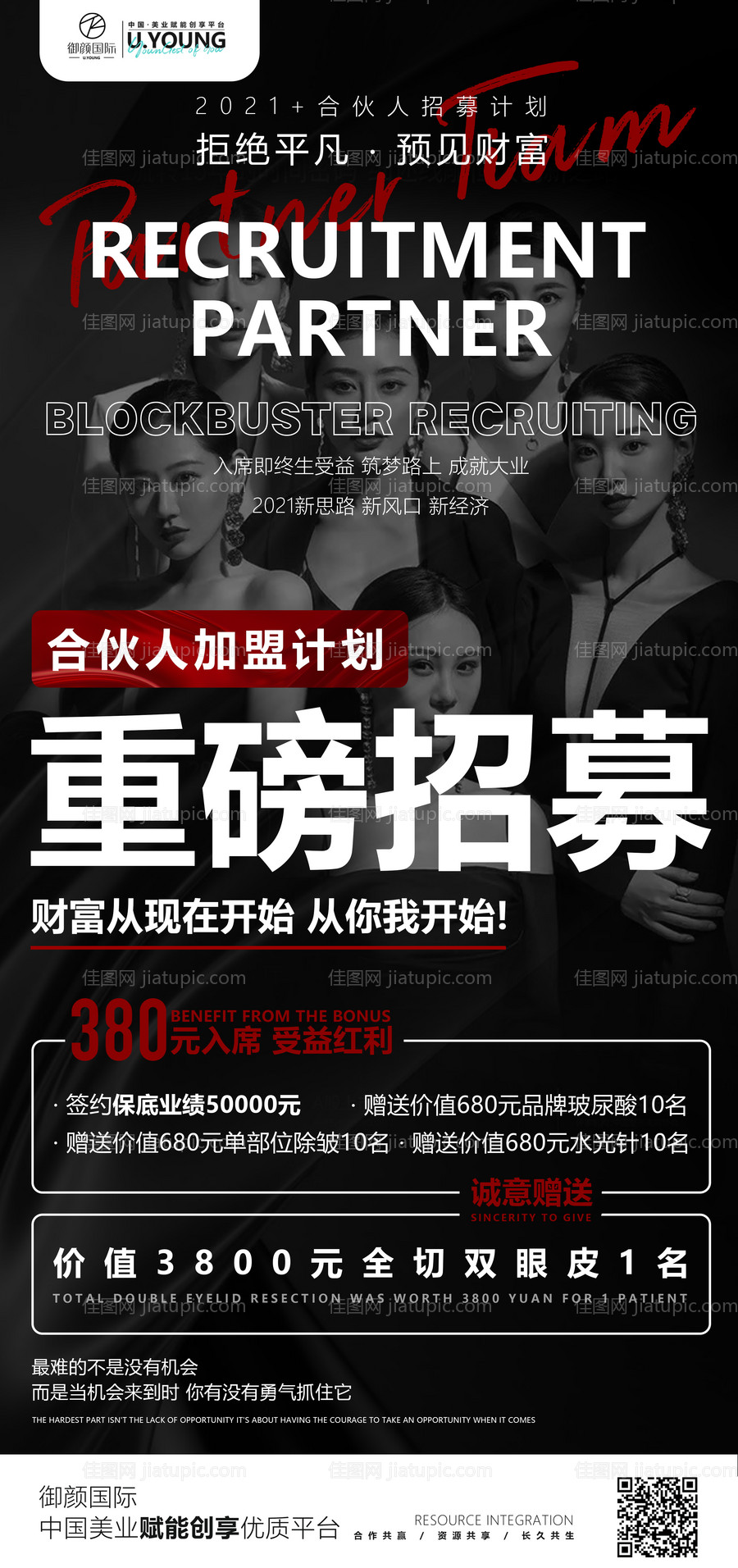 医美合伙人计划招募合伙人-源文件