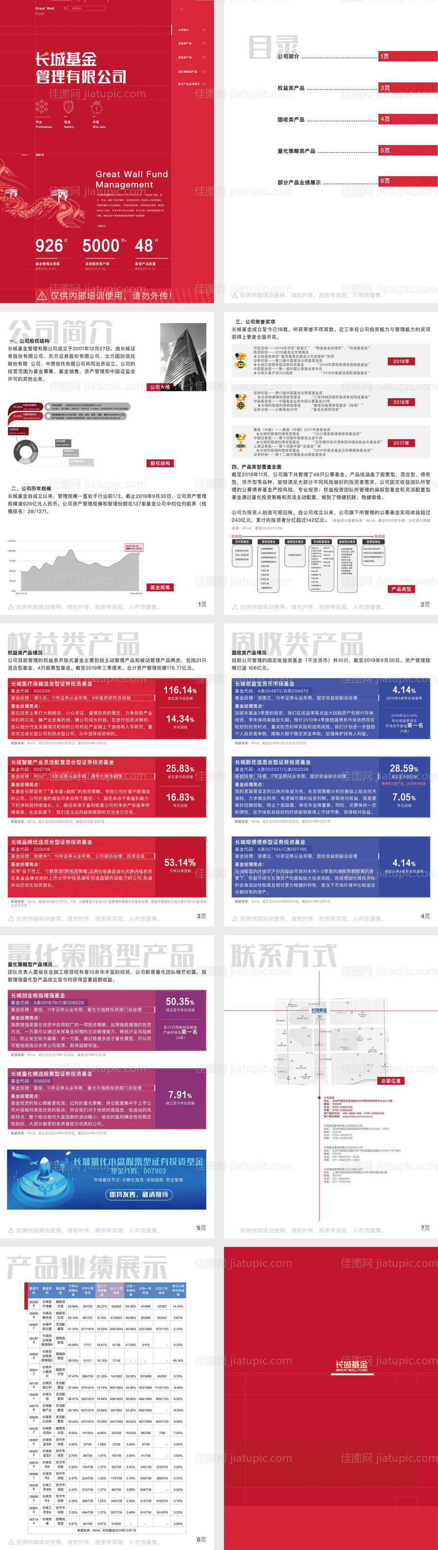金融公司介绍手册画册-源文件