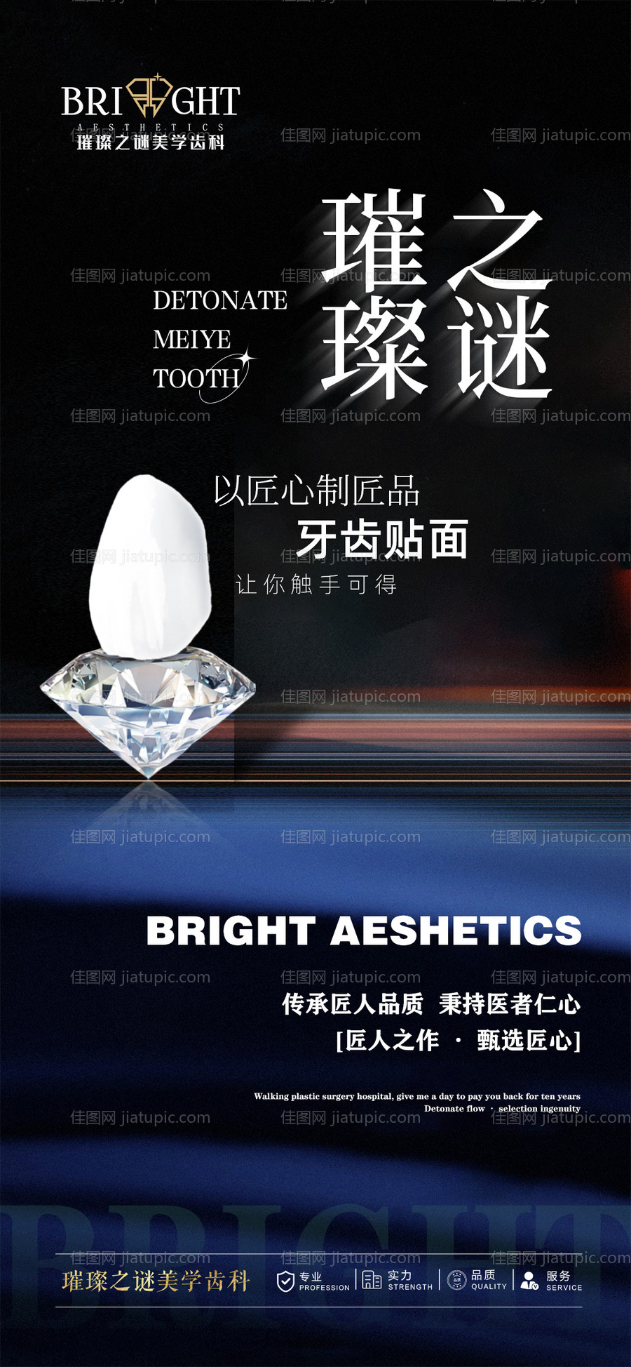 口腔美学海报-源文件