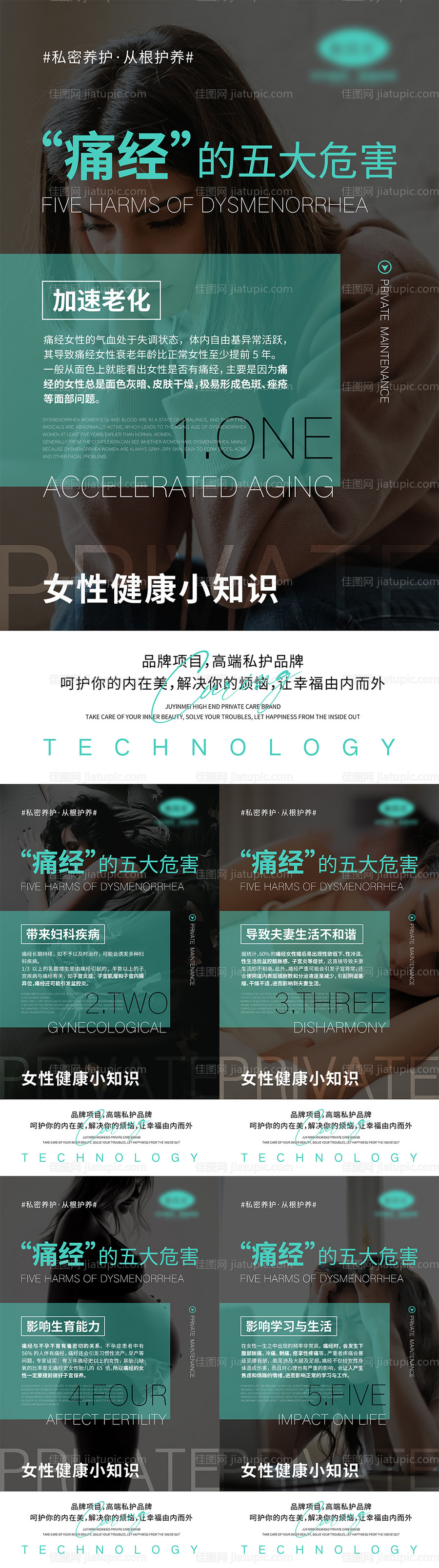 女性私密知识宣传海报-源文件