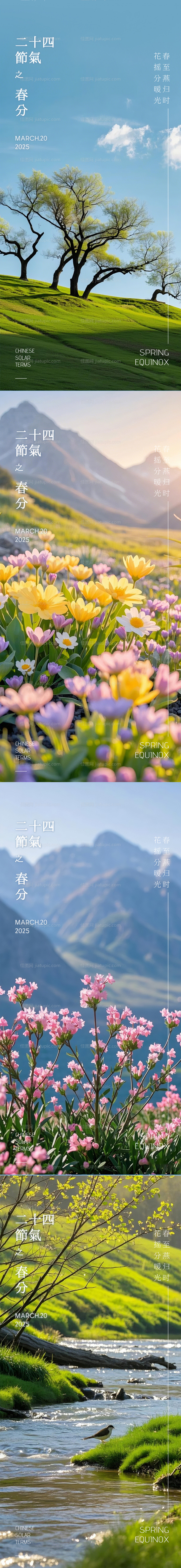 春分节气海报-源文件