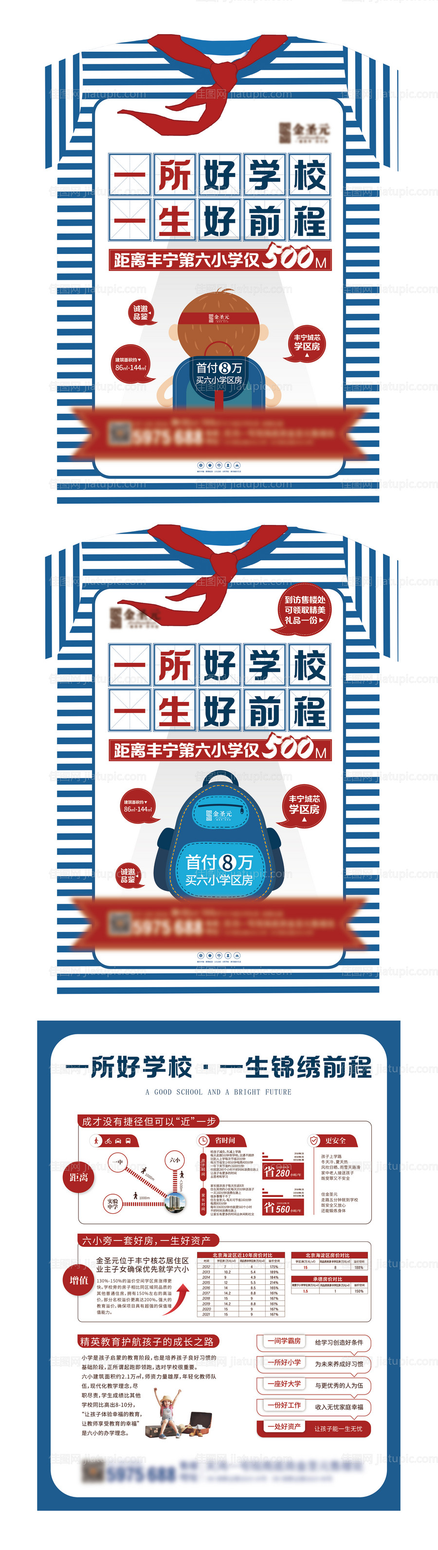 地产学区异形单页-源文件