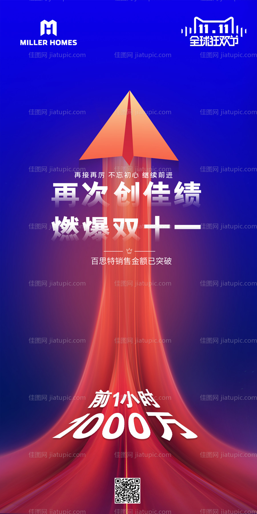 双11销量海报-源文件