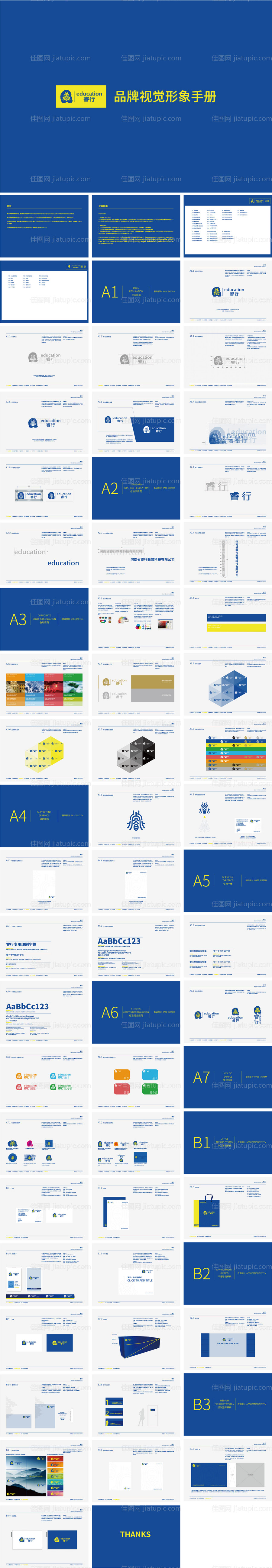 研学教育科技品牌VI视觉手册-源文件