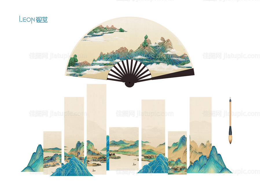 古风美陈堆头设计-源文件