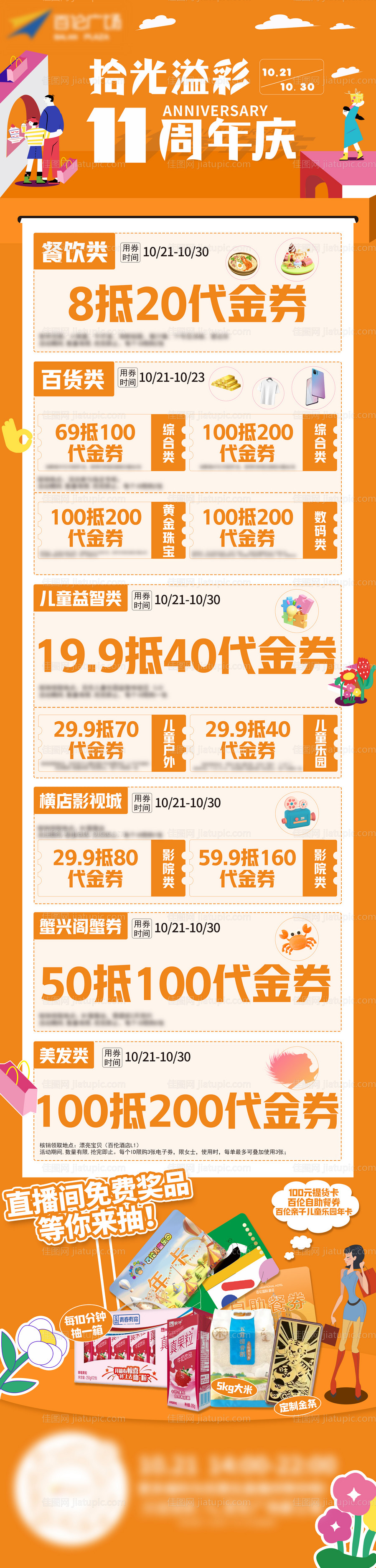 商场周年庆活动宣发海报-源文件