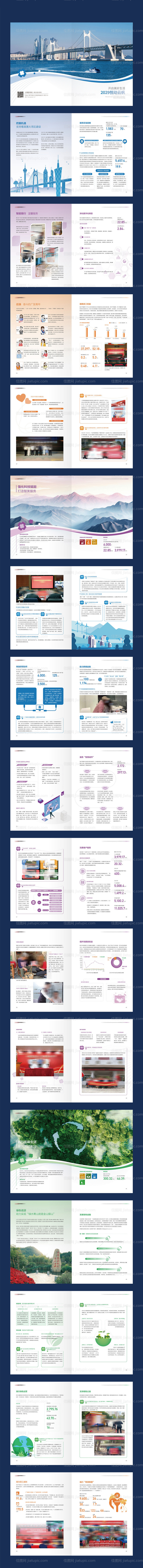 科技环保宣传画册-源文件